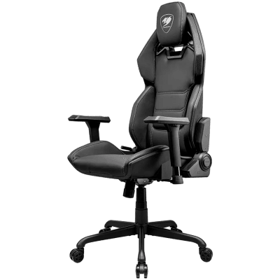 COUGAR Chair Hotrod Royal, Hyper-Dura leatherette, Micro suede-like texture, 150º Reclining, Piston Lift Height Adjustment, RocX, 4D Adjustable Armrest,Plus-Size Wheels, Class 4 Gas Lift Cylinder,