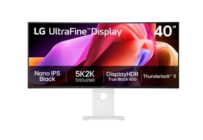 Монитор LG 40U990A-W - 39.7'' UltraFine Nano 21:9, IPS Black 5K2K (5120x2160), 1ms MBR, 120Hz, 5ms, HDR 10, 2X10W