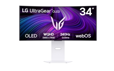 Монитор LG 34GX90SA-W - 34", OLED UltraGear 21:9 Curved Smart, IPS 0.03 ms, WQHD (3440x1440), 240Hz, HDR 10
