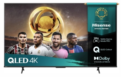 Телевизор Hisense E7Q Pro - 55" 4K Ultra HD 3840x2160, QLED, Quantum Dot, 144Hz, HDR 10+ adaptive, HLG