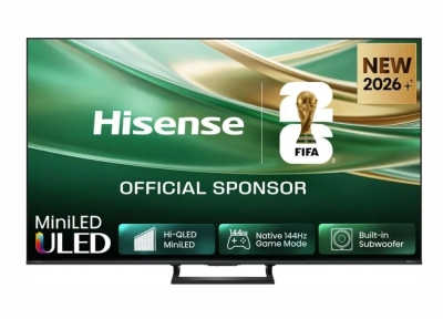 Телевизор Hisense E8S - 50" 4K Ultra HD 3840x2160, ULED, Quantum Dot, 144 Hz, HDR 10+, HLG