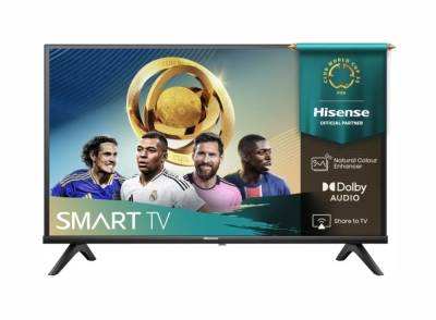Телевизор Hisense A4Q - 32" HD 1366x768,3000:1, DLED, HLG, DTS Virtual X, Smart TV