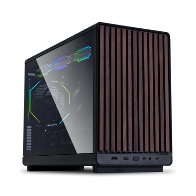 Кутия Lian Li DAN Cases A3 Wood, mATX, Black