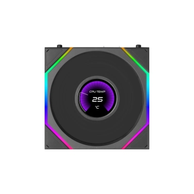 Вентилатор Lian Li UNI FAN TL LCD FLEX - Black, Reverse