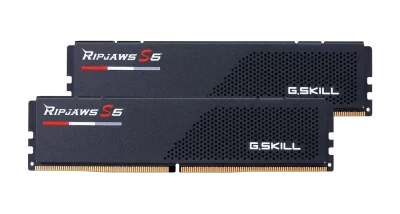 Памет G.SKILL Ripjaws S5 Black 128GB (2x64GB) DDR5 6400MHz, CL36 - Intel XMP