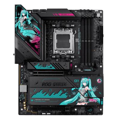 Дънна платка ASUS ROG STRIX X870E-H GAMING Hatsune Miku Edition WIFI 7
