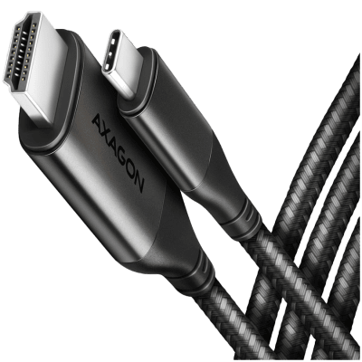 AXAGON RVC-HI2MC USB-C -> HDMI 2.0 adapter 4K/60Hz Aluminum, 1,8m cable