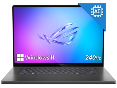 Лаптоп Asus ROG Zephyrus 16 GU605CW-QR092X - 16" OLED WQXGA (2560X1600) Glare 240Hz, Intel Ultra 9 285H, 64GB (onboard), 2TB, RTX5080 16GB