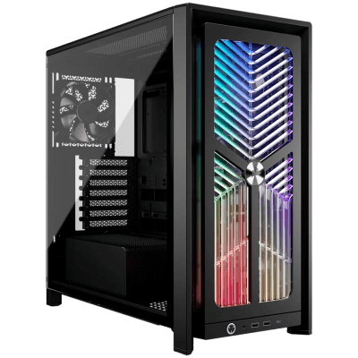 Кутия Corsair FRAME 4000X RS, E-ATX, Mid-Tower, Black, 4 fans included
