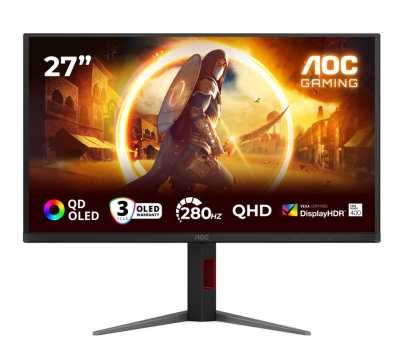 Монитор AOC Q27G4ZD - 27" QD-OLED, 2560x1440@280Hz, 0.03ms GtG