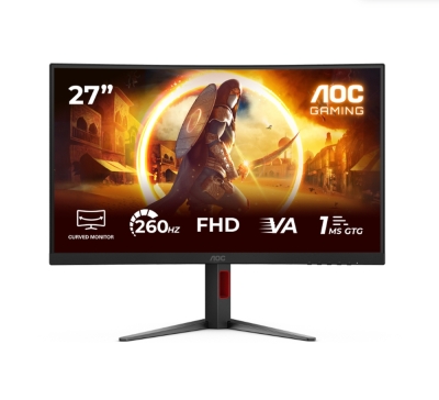 Монитор AOC C27G4Z2 - 27" Curved 1500R, Fast VA, WLED, 1920x1080@260Hz, 1ms GtG, 0.3ms MPRT