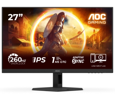 Монитор AOC 27G4ZR - 27" Fast IPS WLED, 1920x1080@260Hz, 1ms GtG, 0.3ms MPRT