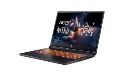 Лаптоп Acer Nitro V17, NG-ANV17-41-R14D - 17.3" FHD (1920x1080) IPS 144Hz, AMD Ryzen R7 260, 16GB, 1024GB, RTX 4050 6GB, Win 11 Home, Acer 15.6" Nitro Gaming Backpack