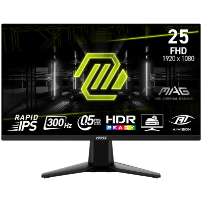 Монитор MSI MAG 255XF - 24.5" 300Hz, FHD (1920x1080) 16:9, Rapid IPS, 0.5ms