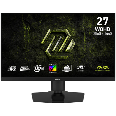 Монитор MSI MAG 274QPF E20 - 27" 200Hz, WQHD (2560x1440) 16:9, Rapid IPS, 0.5ms, DisplayHDR 400