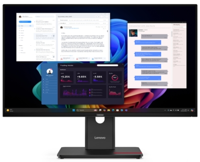 Монитор Lenovo ThinkVision T27ud-40 - 27" IPS WLED, 3840x2160, 16:9, 48Hz - 60Hz, 4ms