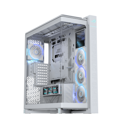 Кутия ASUS ROG CRONOX ARGB, E-ATX, Mid-Tower, White, 4 fans included
