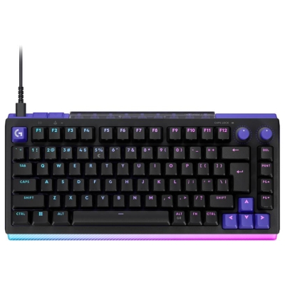 Геймърска механична клавиатура Logitech G512 X 75 - Dual Swap Analog/Mechanical Switch - Black, с кабел