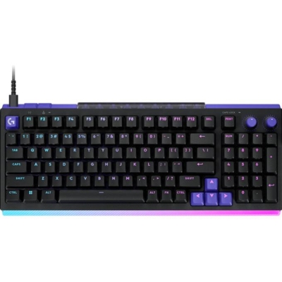 Геймърска механична клавиатура Logitech G512 X 98 - Dual Swap Analog/Mechanical Switch - Black, с кабел