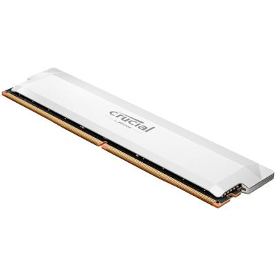 Памет Crucial Pro OC 16GB DDR5-6400 UDIMM CL38 White