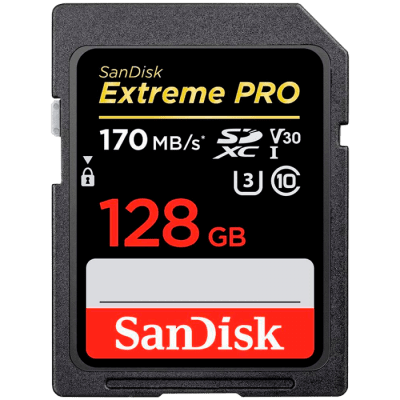 SANDISK Extreme PRO 128GB V60 UHS-II SD cards, 280/100MB/s,V60,C10,UHS-II