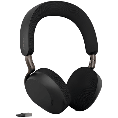 Слушалки JABRA Evolve3 75, MS, Link390c, Black