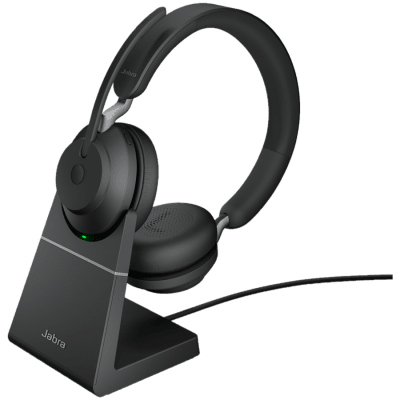Слушалки JABRA EVOLVE2 65, Link380c UC Stereo Stand Black
