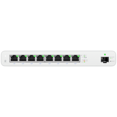 (8) GbE RJ45 ports with 27V passive PoE output Router