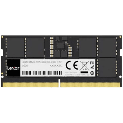 Lexar DDR5 16GB 262 PIN So-DIMM 5600Mbps, CL46, 1.1V- BLISTER Package