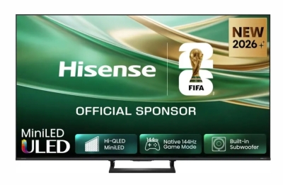 Телевизор Hisense E8S - 65" 4K Ultra HD 3840x2160, ULED, Quantum Dot,144 Mhz, HDR 10+, HLG, Dolby Vision, Smart TV