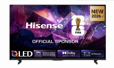 Телевизор Hisense E7S Pro - 55" 4K Ultra HD 3840x2160, QLED, Quantum Dot, 144Hz, HDR 10+ adaptive, HLG, Dolby Vision, DTS Virtual X, Smart TV