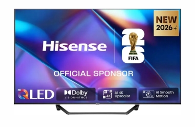 Телевизор Hisense A7S - 43" 4K Ultra HD 3840x2160, QLED, FALD, Quantum Dot, HDR 10+, HLG, Dolby Vision, Dolby Atmos, Smart TV