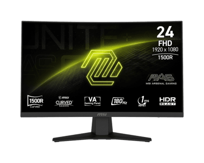 Монитор MSI MAG 244C - 23.6 inch 1920x1080 180Hz VA 1500R 1ms