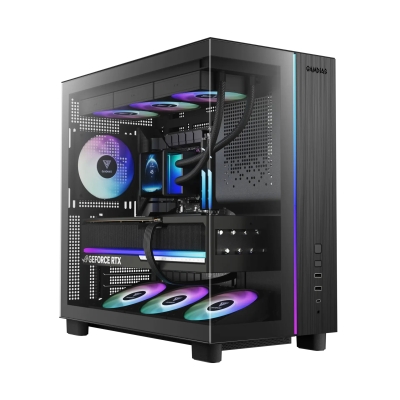 Кутия Gamdias ATLAS M4, ATX - A-RGB, USB-C, 4 ARGB fans included