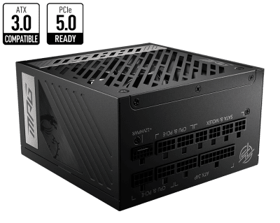 MSI POWER SUPPLY 1000W EFF 90 PFC ACTIVE FAN 135MM