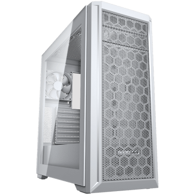 COUGAR MX330-G PRO PC Case, Mid Tower, White