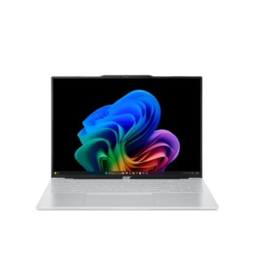Лаптоп Acer Swift Air 16, SFA16-61M-R3XW - 16" WUXGA OLED (1920x1200), AMD Ryzen AI 7 350, 16GB (onboard), 1TB, AMD Radeon 860M, Win 11 Home, Light Silver