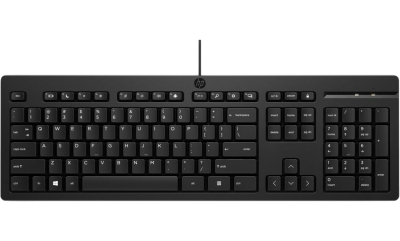 Клавиатура HP 125 Wired Keyboard, с кабел
