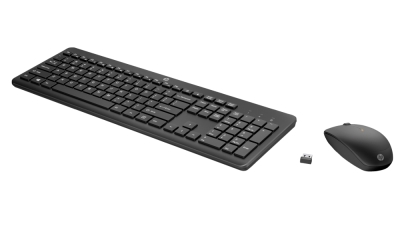 Комплект HP 230 Wireless Mouse and Keyboard Combo (Black) EURO, безжични WiFi