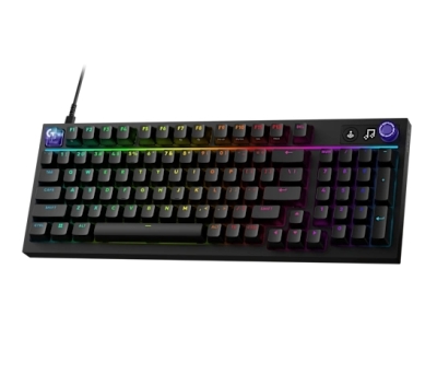 Клавиатура Logitech G316 X Gaming Keyboard, BLACK-US INT'L-USB-TACTILE, с кабел