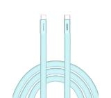 Кабел Verbatim Sync & Charge SoftTouch USB-C to C cable 100W 120 cm - Blue