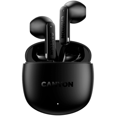 Слушалки CANYON TWS headset OnGo 13 Semi-in-ear Black