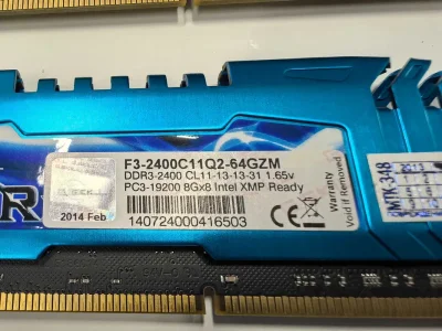 Памет G-Skill Ripjaws Z 2x8Gb DDR3 2400MT/s KIT