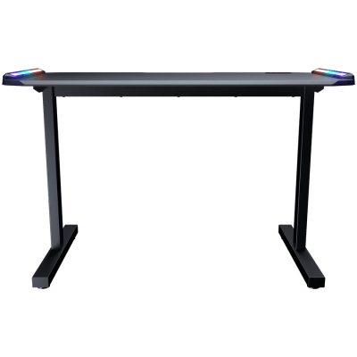 COUGAR DEIMUS 120 Gaming Desk, Dual-sided RGB Lighting Effects, Medium Density Fiberboard, 1220x605(mm), USB 3.0 x2, USB 3.0 Type-C x1, RGB button