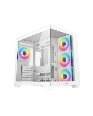 Кутия DeepCool CG530 4F WH, ATX