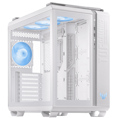 Кутия ASUS TUF Gaming GT502 Horizon ARGB, ATX, White Edition