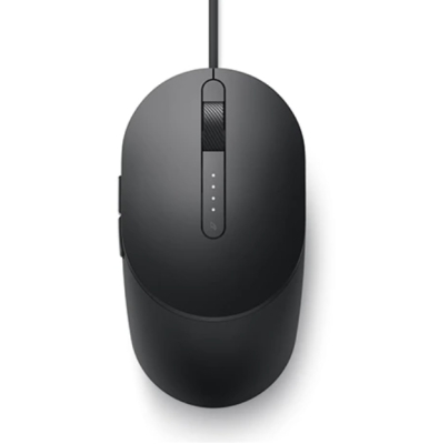 Мишка Dell Laser Wired Mouse - MS3220 - Black, с кабел