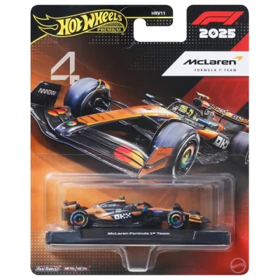Количка McLaren F1 2025 1:64 (Hot Wheels Premium)