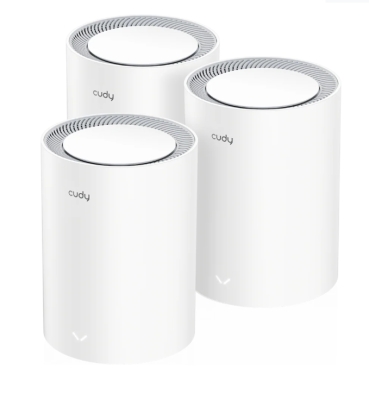 Рутер Cudy M3000 (3-Pack) AX3000 Wi-Fi 6 Mesh 2402Mbps at 5GHz + 574Mbps at 2.4GHz