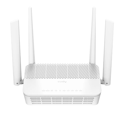 Рутер Cudy WR3000S AX3000 Gigabit Wi-Fi 6 Mesh Router 2402Mbps at 5GHz + 574Mbps at 2.4GHz, 5 x 10/100/1000Mbps Ports